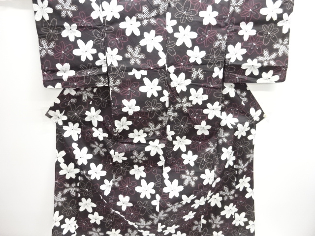 Japanese Kimono / Tsumugi Omeshi Cotton
